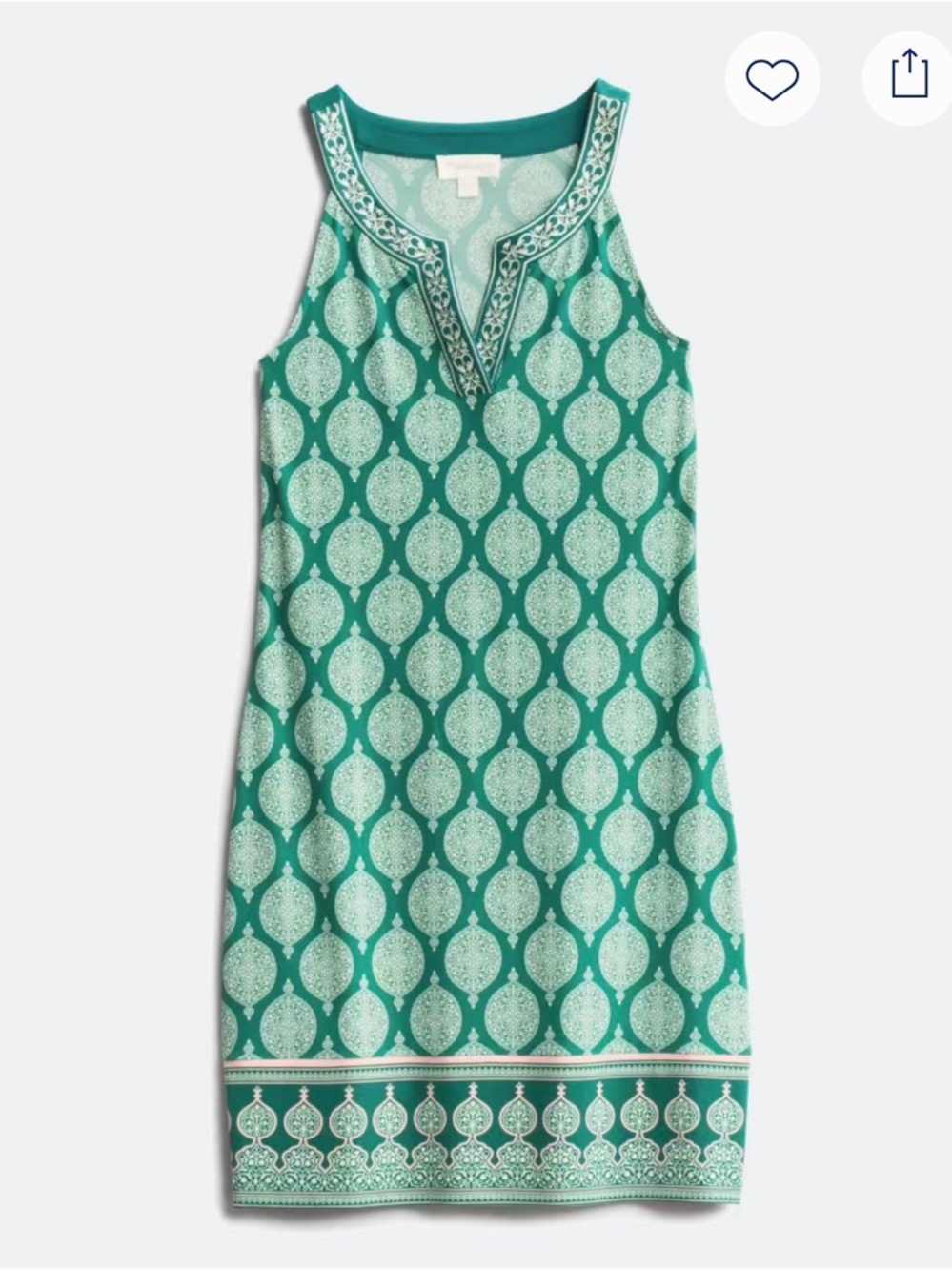 NWT Magnolia Grace Green Print Dress